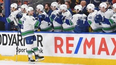 Stanley Cup Playoff Highlights: Canucks at Oilers - Game 3
