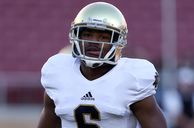 KeiVarae Russell is one of five Notre Dame players to be suspended