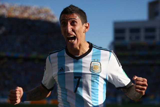 Angel Di Maria struck late to keep Argentina alive. (Getty Images)