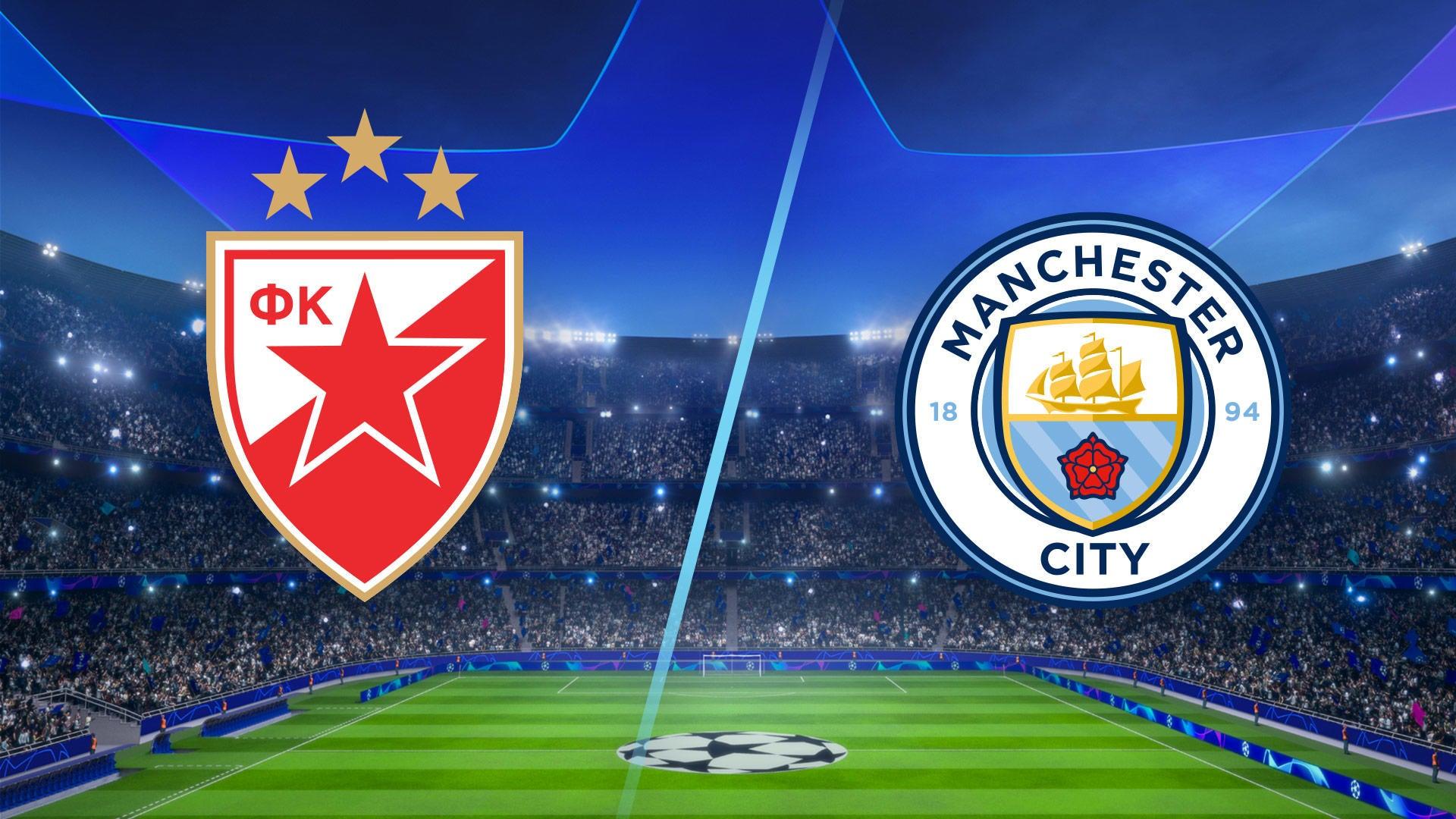 Man City vs FK Crvena zvezda LIVE! Champions League result, match stream  and latest updates today