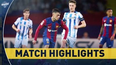 FC Barcelona vs. Real Sociead | La Liga Match Highlights (5/13) | Scoreline