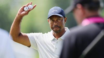 Tiger Woods Speaks To Media Ahead Of PGA Championship