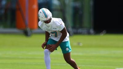 Jaylen Waddle Joins CBS Sports HQ From Dolphins Minicamp