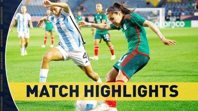 Mexico vs. Argentina | W Gold Cup Match Highlights (2/20) | Scoreline