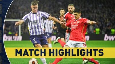 Toulouse vs. Benfica | Europa League Match Highlights (2/22) | Scoreline