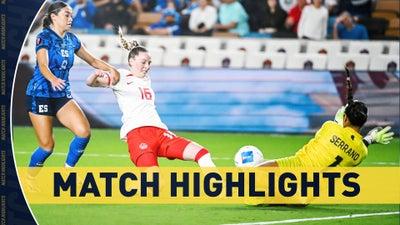 Canada vs. El Salvador | W Gold Cup Match Highlights (2/22) | Scoreline