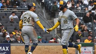 Highlights: Brewers at Pirates