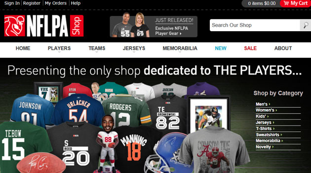 Online NFLPA Shop opens, provides apparel for every NFL player ...