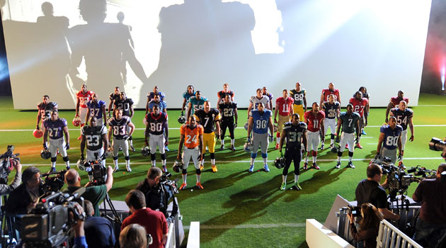 Nike: NFL teams' throwback uniforms 