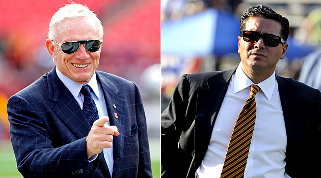 Jerry Jones doesn't expect other owners to pressure Daniel Snyder. (USATSI)