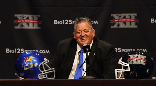 Charlie Weis doesn't think much of his current roster. (USATSI)