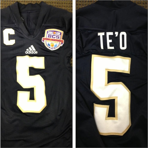 notre dame football names on jerseys