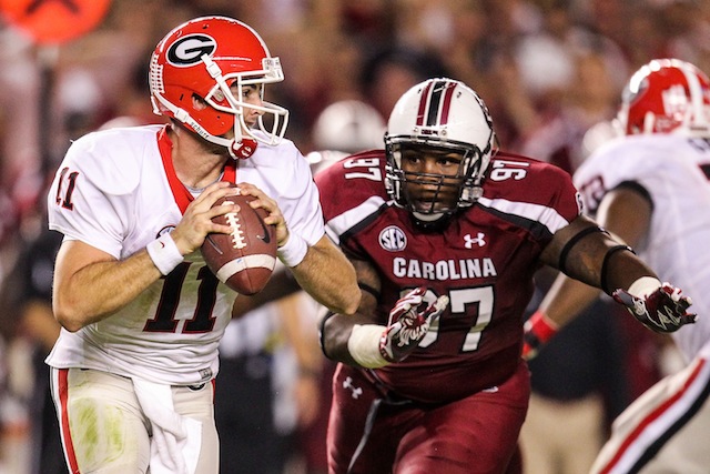 Can Aaron Murray get past South Carolina for another SEC East title? (USATSI)